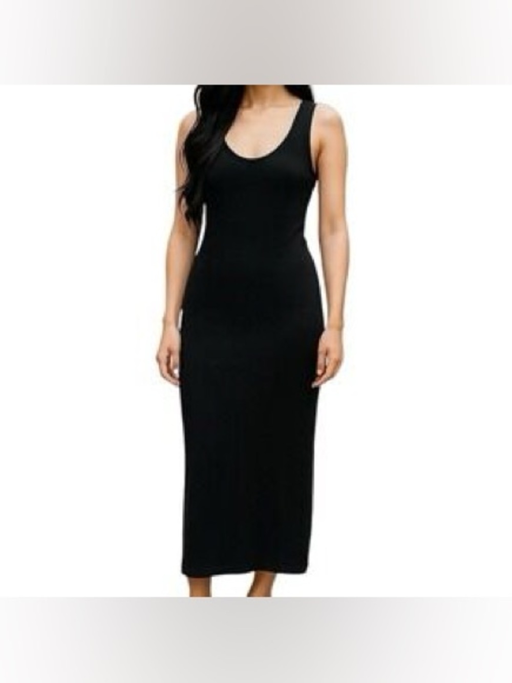 Zara Knit Sleeveless Scoop Neck Maxi Dress, Size S